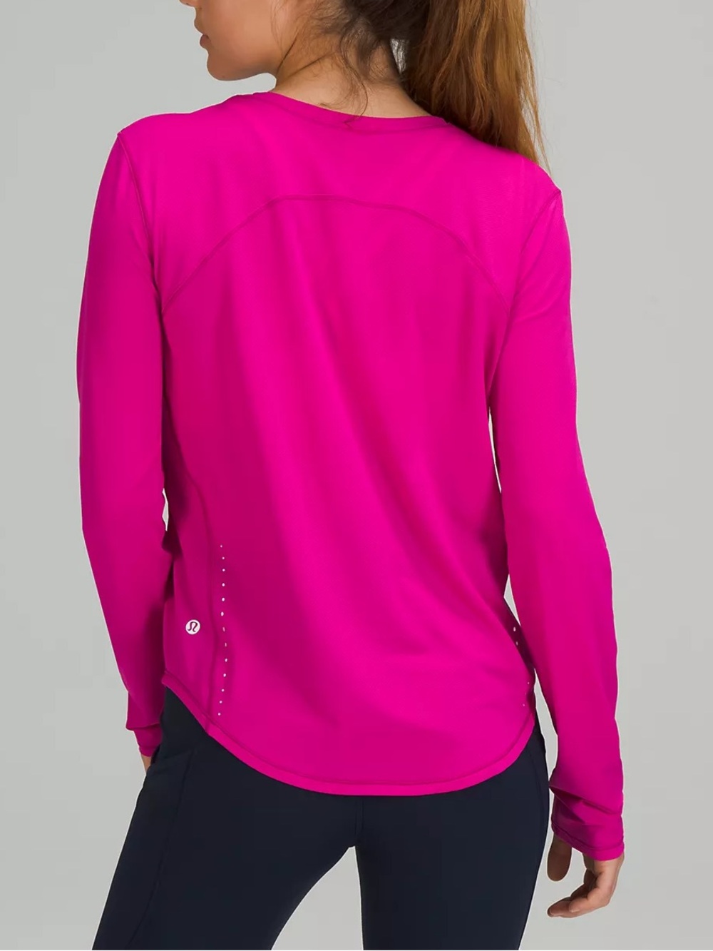 Lululemon Pink High Neck Running and Training Long Sleeve Shirt Women’s Size 6